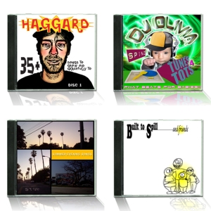 Sample CD covers.